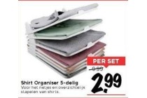 shirt organiser 5 delig