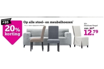 20 korting op alle stoel en meubelhoezen