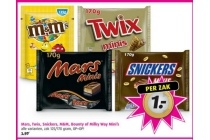 mars twix snickers m en m bounty of milky way mini s voor eur1