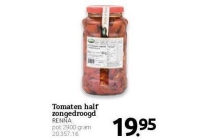 tomaten half zongedroogd
