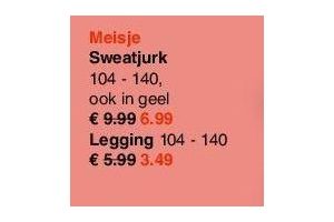 meisje sweaterjurk