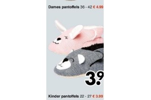 kinder pantoffels