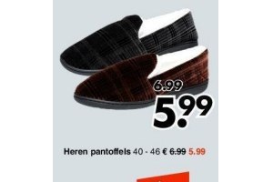 heren pantoffels