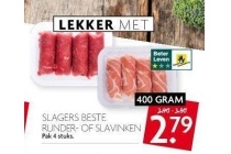 slagers beste runder of slavinken