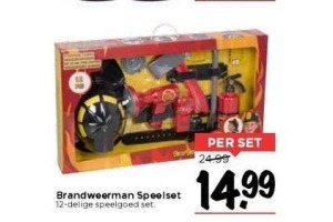 brandweerman speelset