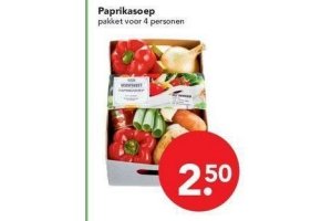 paprikasoep groentepakket