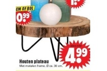 houten plateau