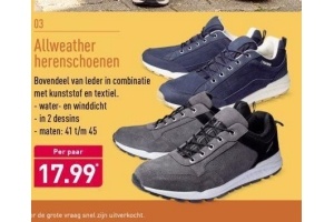 allweather herenschoenen