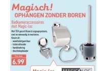 badkameraccessoires met magic loc