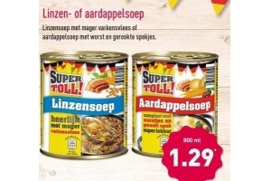 linzen of aardappelsoep