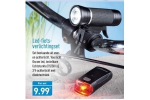 led fietsverlichtingset