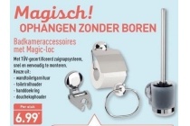 badkameraccessoires met magic loc