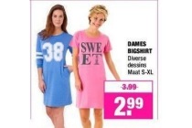 dames bigshirt