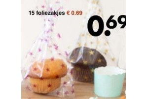 15 foliezakjes