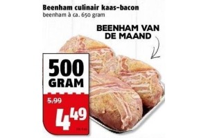 beenham culinair kaas bacon