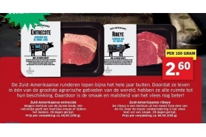 zuid amerikaanse entrecote of ribeye