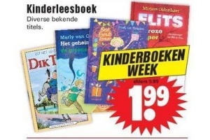 kinderleesboek nu eur1 99 per stuk