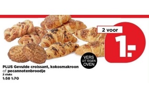 plus croissant kokosmakroon