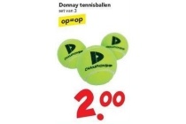 donnay tennisballen