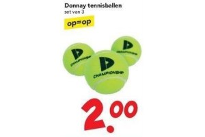 donnay tennisballen