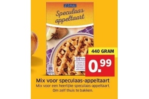 mix voor speculaas appeltaart