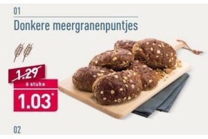 donkere meergranenpuntjes