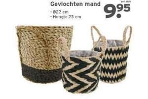 gevlochten mand