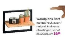 wandplank bart