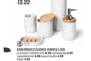 badkameraccessoires met marmerlook nu al vanaf eur4 99 per stuk