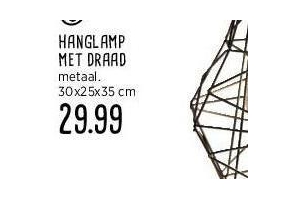 hanglamp met draad nu eur29 99 per stuk