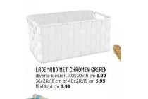 lademand met chromen grepen nu eur3 99 per stuk