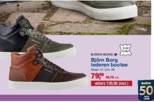 bjoern borg lederen bootee