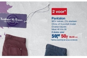 pantalon tailor en son