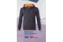 sweatvest met capuchon