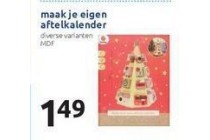 maak je eigen aftelkalender