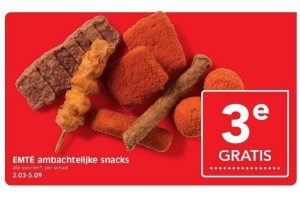 emte ambachtelijke snacks