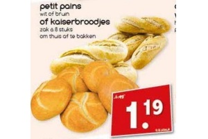 petit pains of kaiserbroodjes