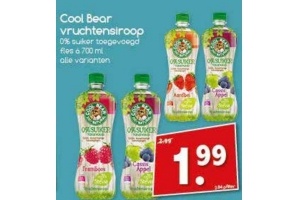 cool bear vruchtensiroop