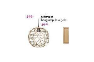 kidsdepot hanglamp toss gold