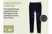 lange heren sportonderbroek