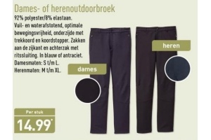 dames of herenoutdoorbroek