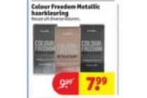 colour freedom metallic haarkleuring