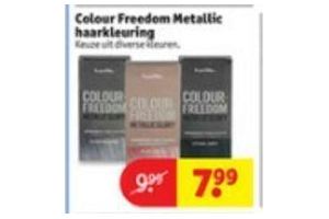 colour freedom metallic haarkleuring