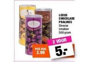 lexus chocolade pralines