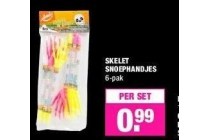 skelet snoephandjes