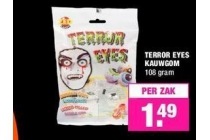 terror eyes kauwgom