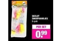 skelet snoephandjes