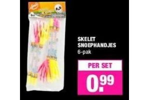 skelet snoephandjes