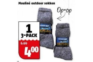 mouline outdoor sokken