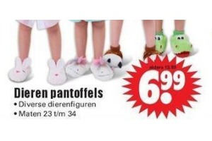 dieren pantoffels